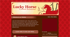 Desktop Screenshot of luckyhorsesurrey.com